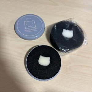 Meow Cat Makeup Brush Dry Cleaner Set - Fast Color Switch